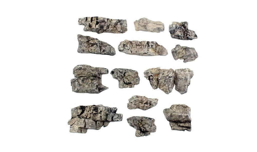 Woodland Scenics 1139 Outcropping Ready Rocks 13pcs - Oakville Model Trains Depot
