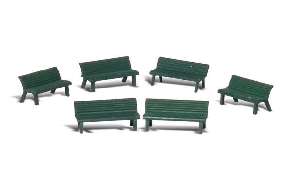 Woodland Scenics A2181 N Scale Park Benches - Oakville Model Trains Depot