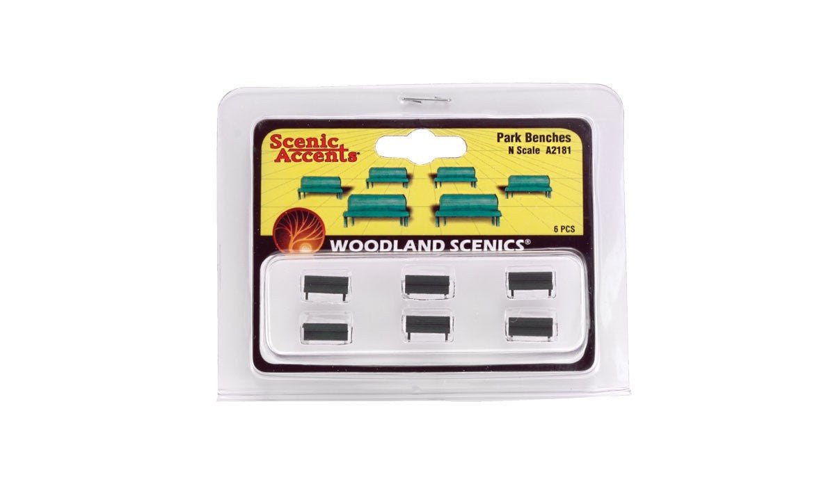 Woodland Scenics A2181 N Scale Park Benches - Oakville Model Trains Depot