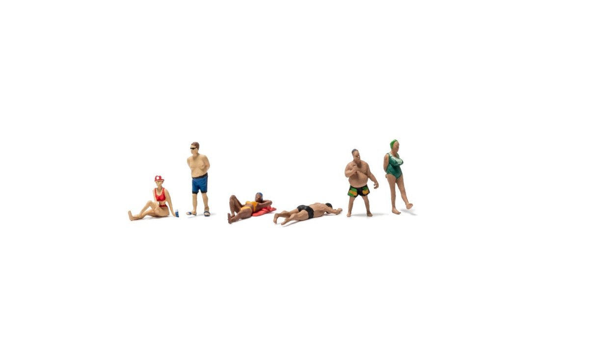 Woodland Scenics A1962 HO Scale Beach Goers - Oakville Model Trains Depot