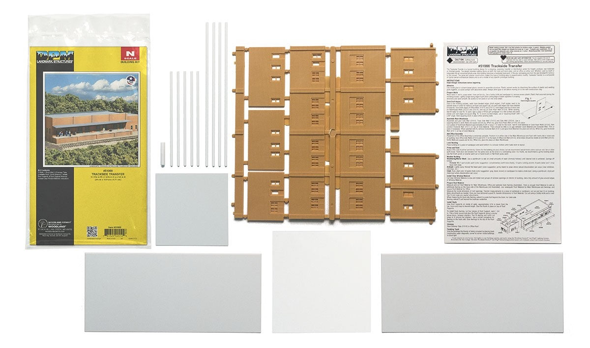 Woodland Scenics DPM 51000 N Scale Trackside Transfer Building Kit