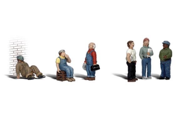 Woodland Scenics A1867 HO Scale Factory Workers - Oakville Model Trains Depot
