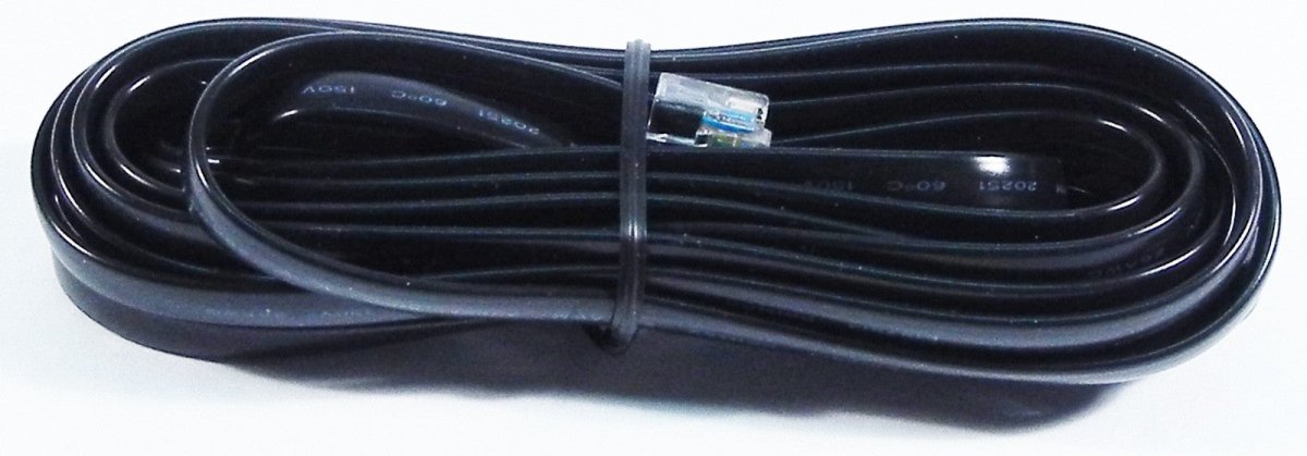 NCE 5240214 RJ12 - 12 Straight Cab Bus Cable (12 ft, 6P6C, Pro Cab / Cab06) - Oakville Model Trains Depot