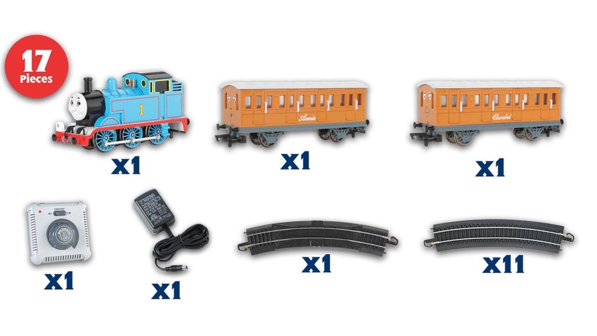 Bachmann 642 HO Scale Thomas & Friends Ready to Run Train Set w/ANNIE&CLARABEL - Oakville Model Trains Depot