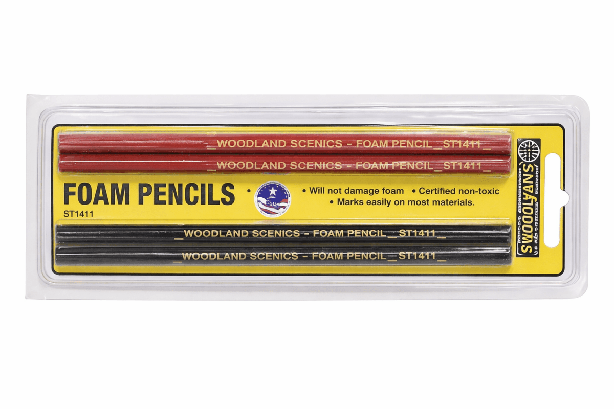 Woodland Scenics ST1431 Foam Pencils - 4/pkg - Oakville Model Trains Depot