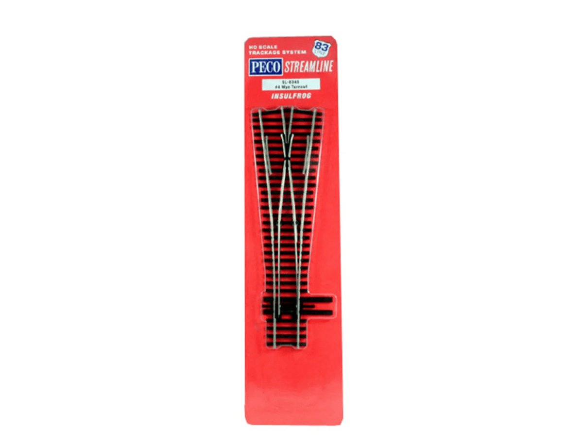 PECO SL - 8348 HO Scale Code 83 4 Y/Wye Switch/Turnout with InsulFrog - Oakville Model Trains Depot