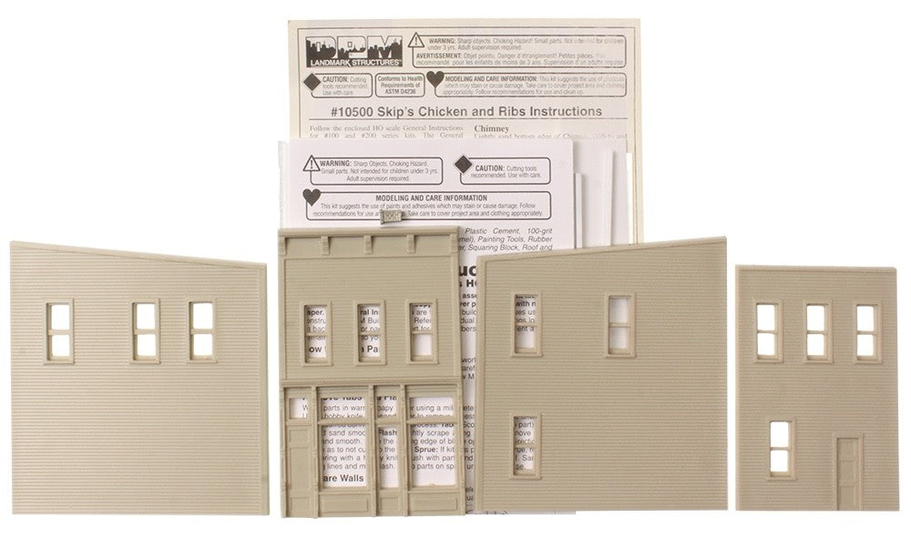 Woodland Scenics DPM 10500 Skip's Chicken and Ribs Building Kit