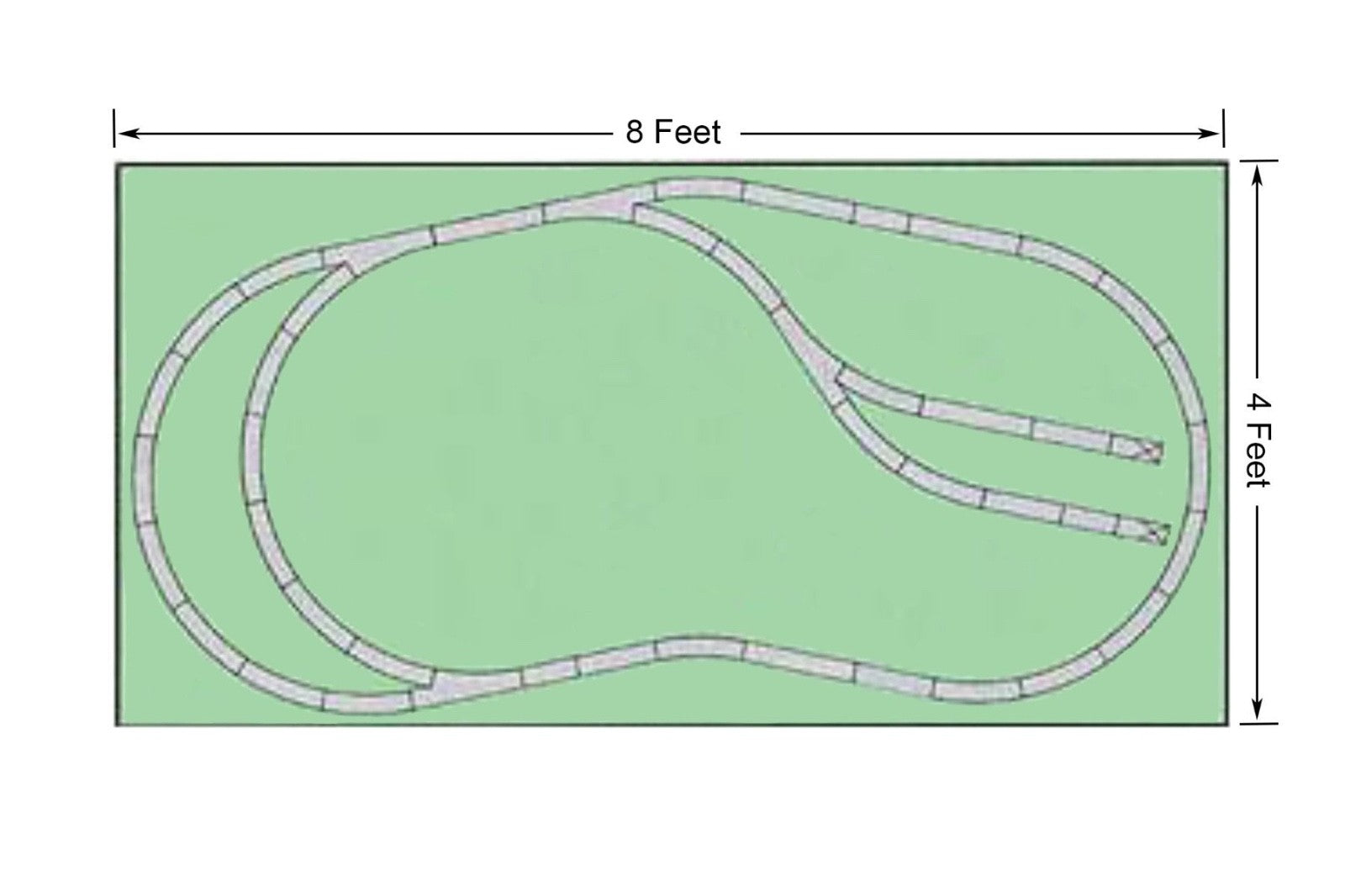 Kato 3-103 HO Scale 4' x 8' Unitrack Track Expander Set - New