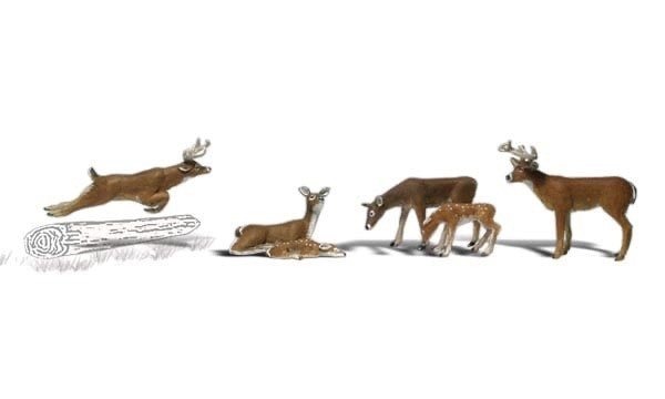 Woodland Scenics A2185 N Scale Deer - Oakville Model Trains Depot
