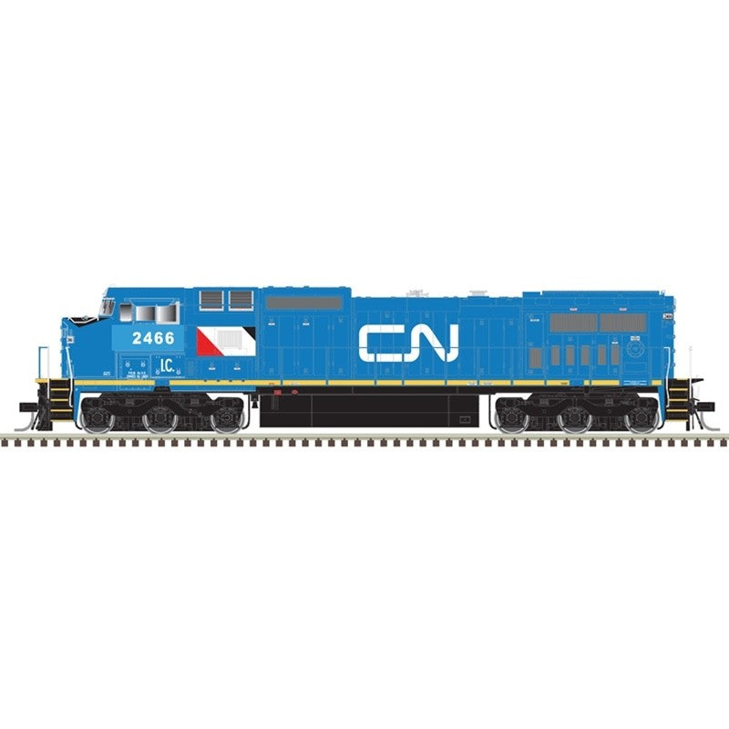 Atlas 10004499 HO DCC/ESU LokSound Dash 8-40CW Canadian National [IC] #2466 -New