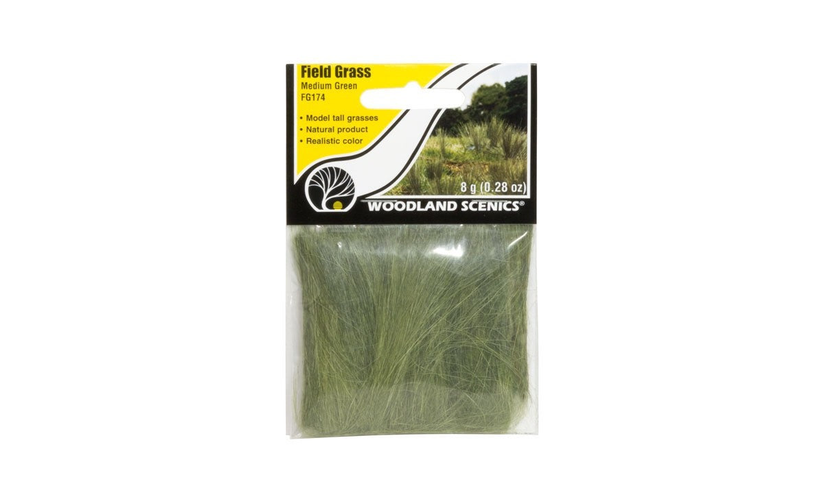 Woodland Scenics FG174 Field Grass Medium Green
