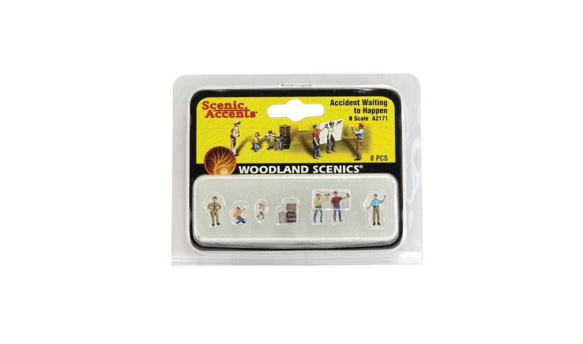 Woodland Scenics A2171 N Scale Accident Waiting to Happen - Oakville Model Trains Depot