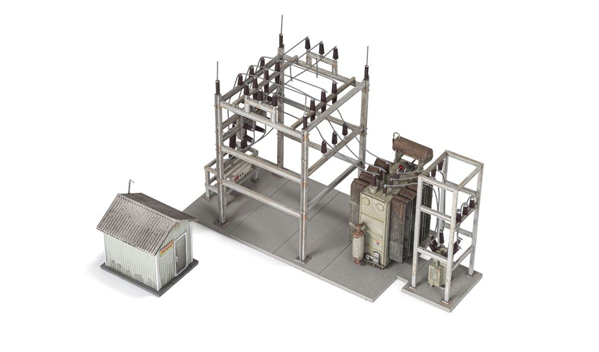 Woodland Scenics US2253 N Scale Utility System Substation - Oakville Model Trains Depot