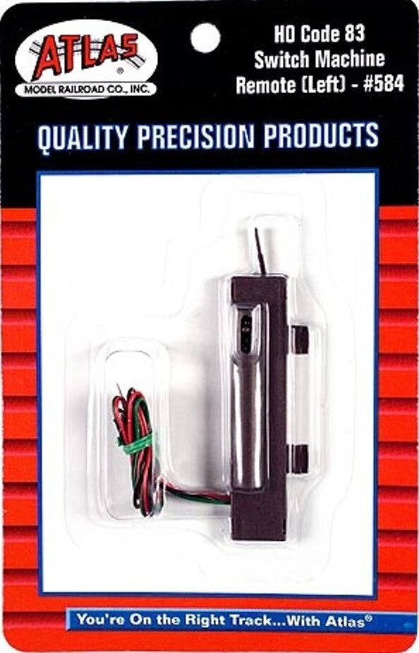 Atlas 585 HO Scale Remote Switch Machine for Code 83 RH Right Hand Turnouts