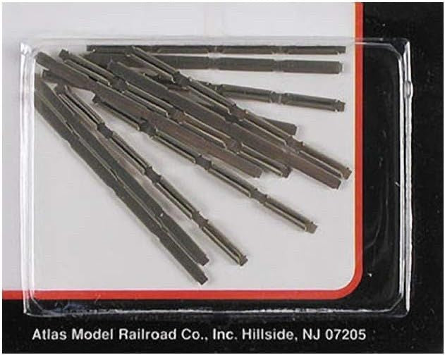 Atlas 2535 N Scale Code 80 Nickel Silver Rail Joiners - 48pcs