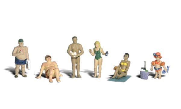 Woodland Scenics A1853 HO Scale Sun Bathers - Oakville Model Trains Depot