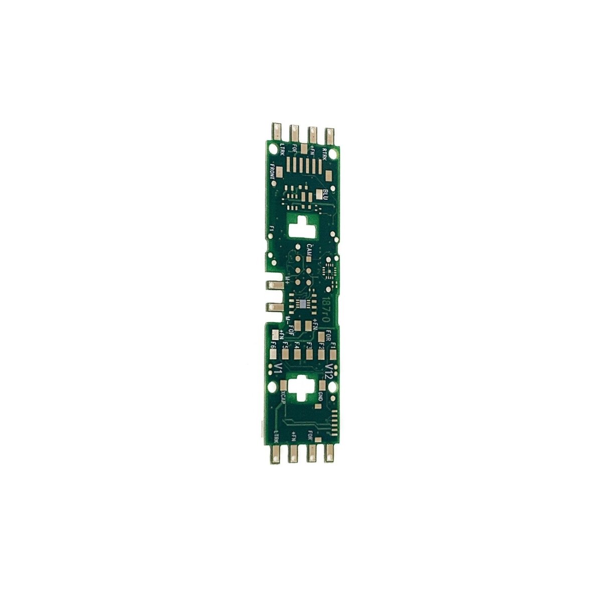Digitrax DH187A0 HO Series 7 Premium DCC Decoder - 1A / 8 - Function (Kato / Athearn Genesis / Stewart Drop - In Light Board) - Oakville Model Trains Depot
