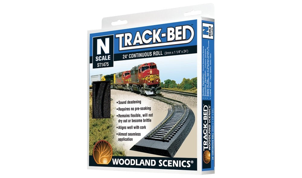 Woodland Scenics ST1475 N Scale Track-Bed™ Roll