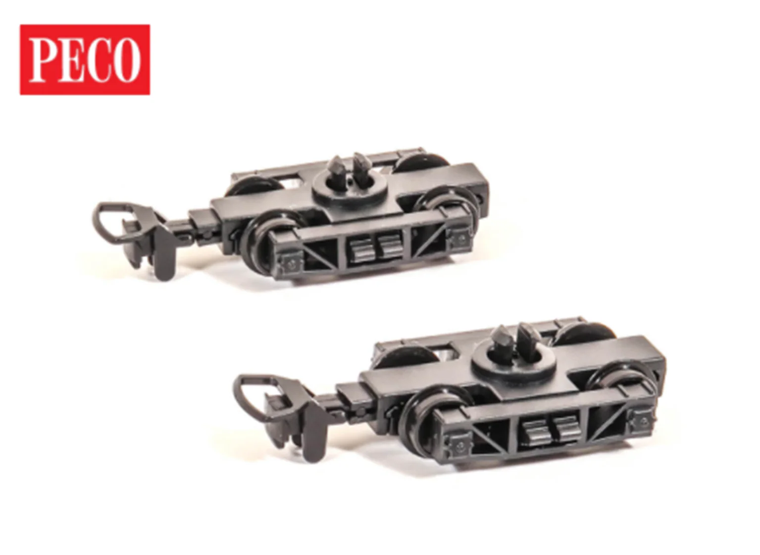 Peco GR-106 OO-9 L&B Wagon Bogie & Wheels - 1 pack