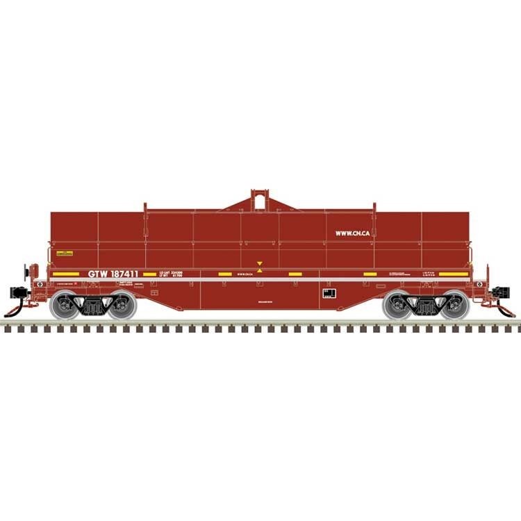 Atlas 20007456 HO Scale 42ft Coil Steel Car GTW (CN Web Address) #187526