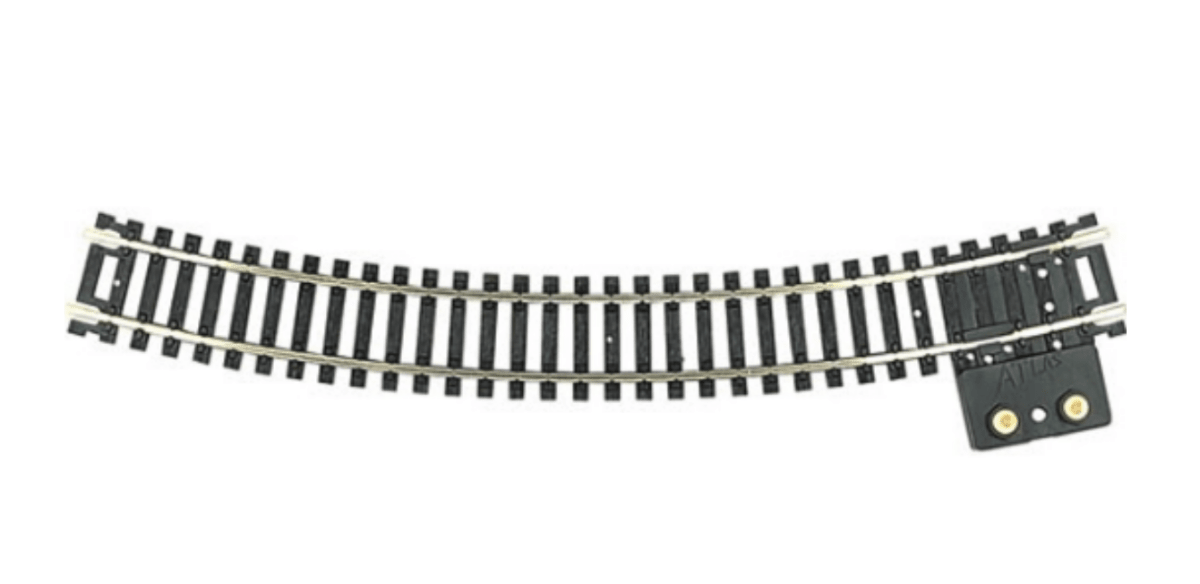 Atlas 845 HO Scale Code 100 18" Radius Curved Terminal Track - Oakville Model Trains Depot