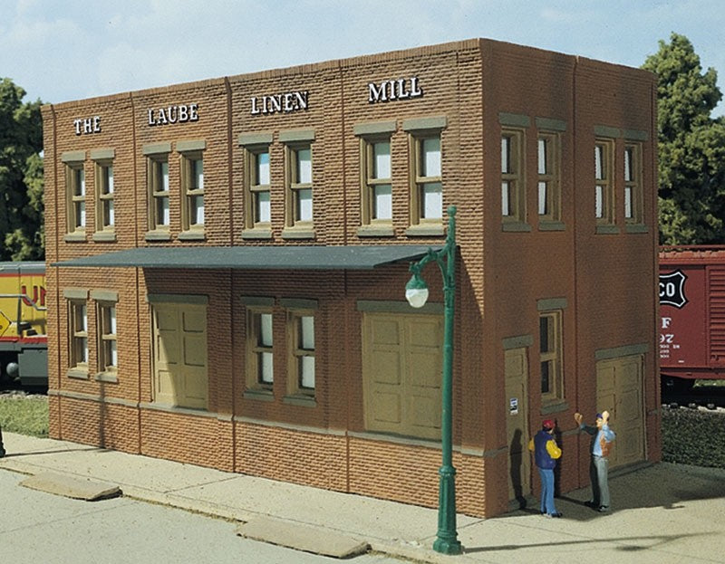 Woodland Scenics DPM 10600 HO Scale Laube's Linen Mill Building Kit