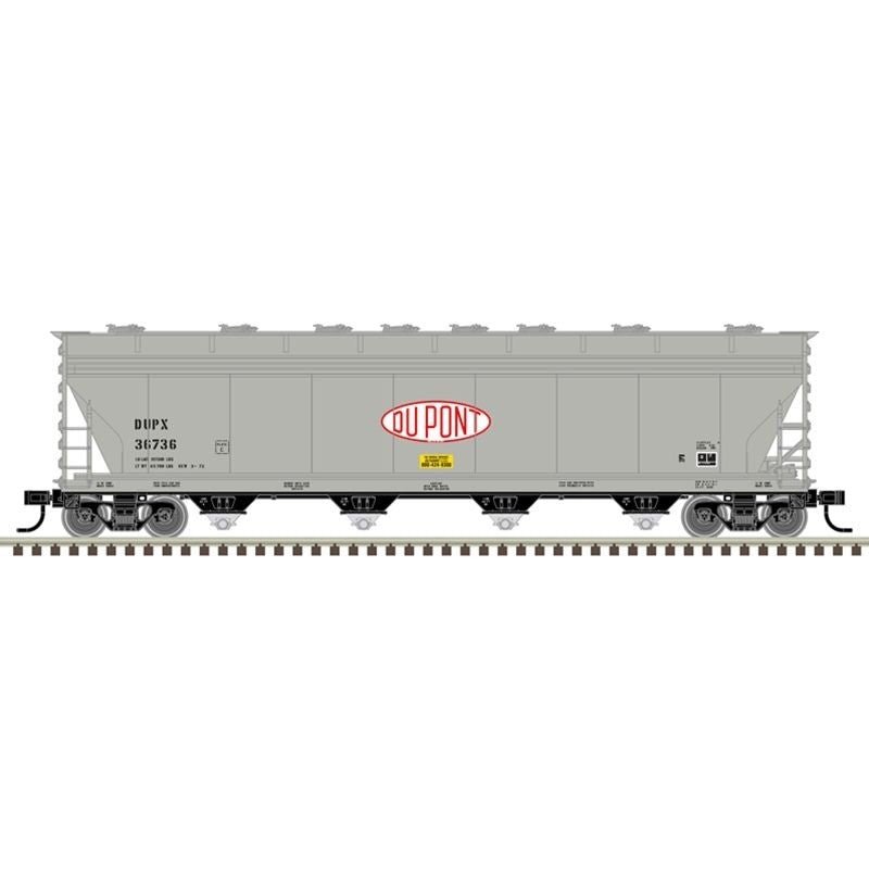 Atlas 20007373 Master Plus HO Scale ACF 5250 Covered Hopper DuPont #36724