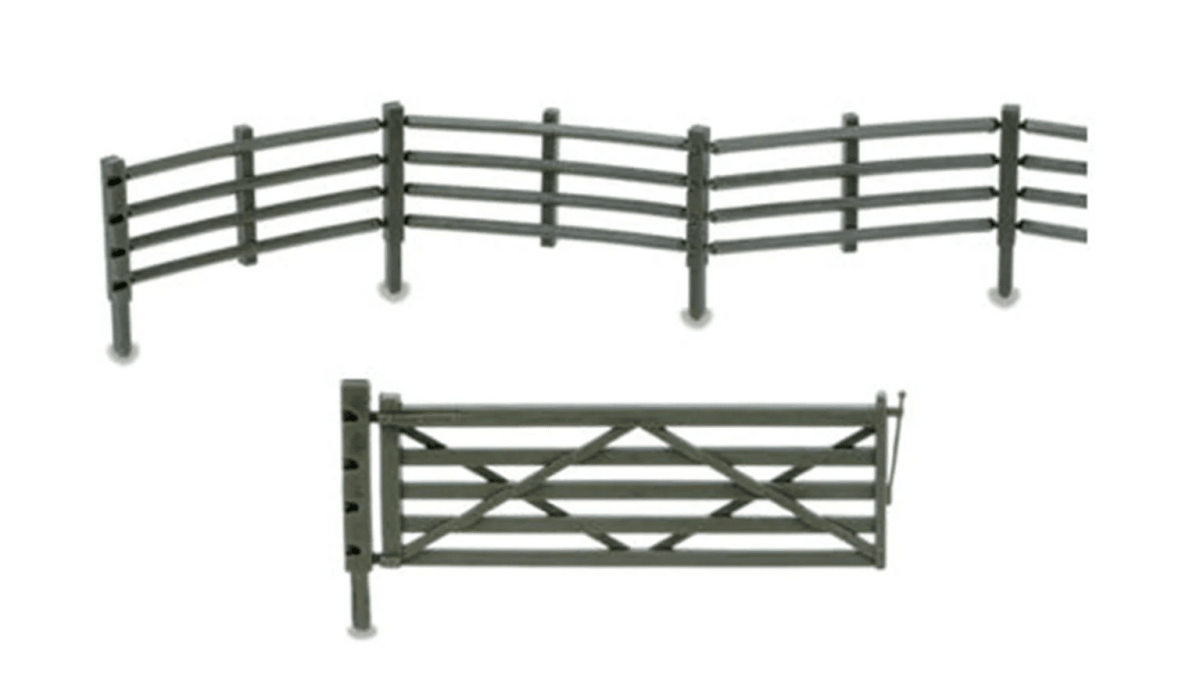Peco LK - 743 Flexible Fencing (47") & Gates (4) - Oakville Model Trains Depot