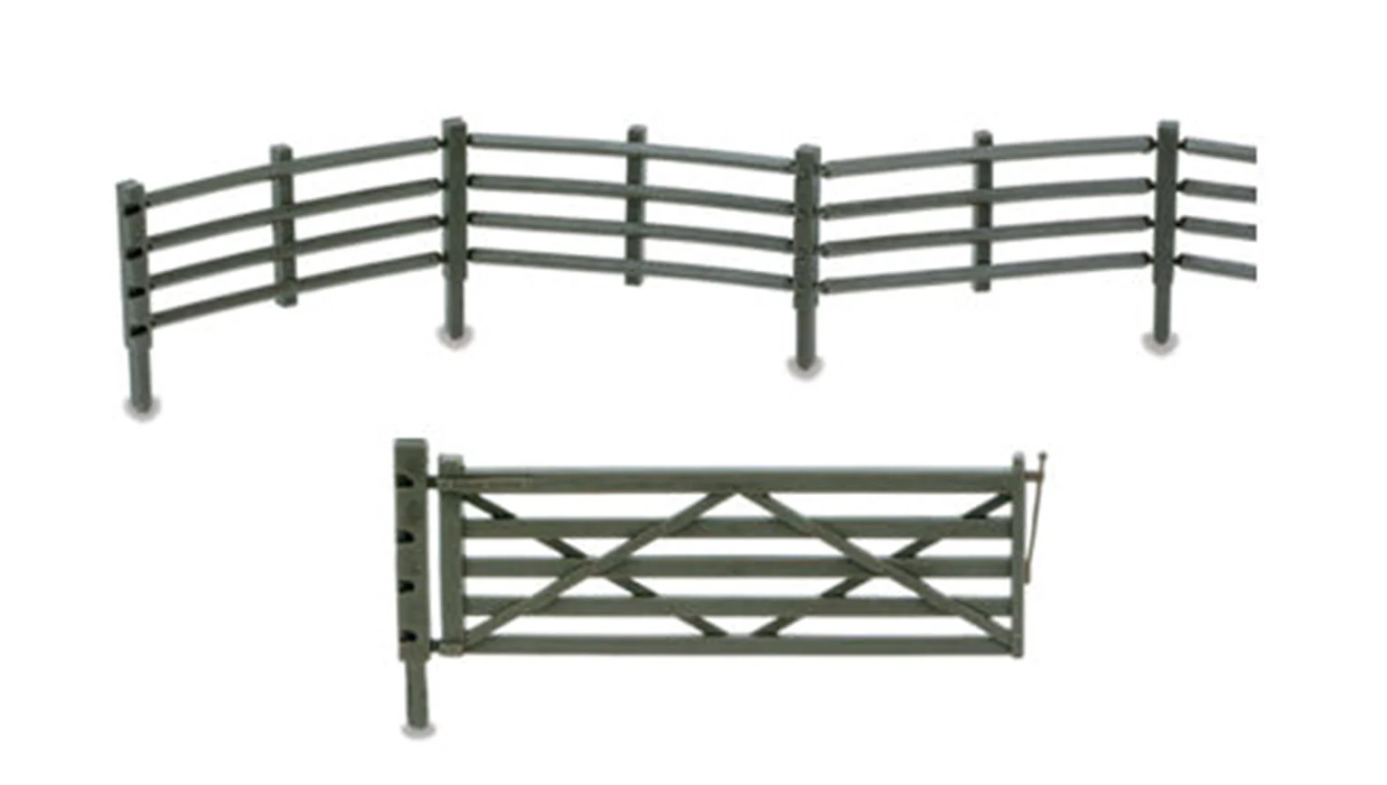 Peco LK-743 Flexible Fencing (47") & Gates (4)