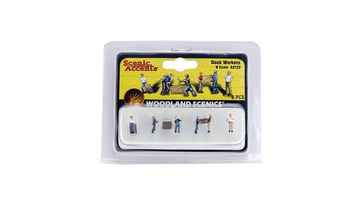 Woodland Scenics A2123 N Scale Dock Workers - Oakville Model Trains Depot