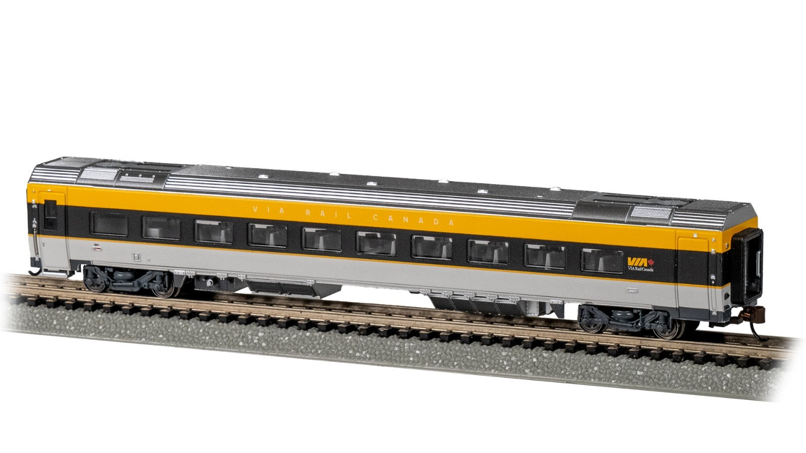 Bachmann 74556 N Scale Siemens Venture Coach With Light - VIA Rail #2801