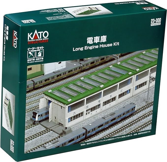 Kato 23-300 N Scale Building/Structure Kit Long Engine House - New