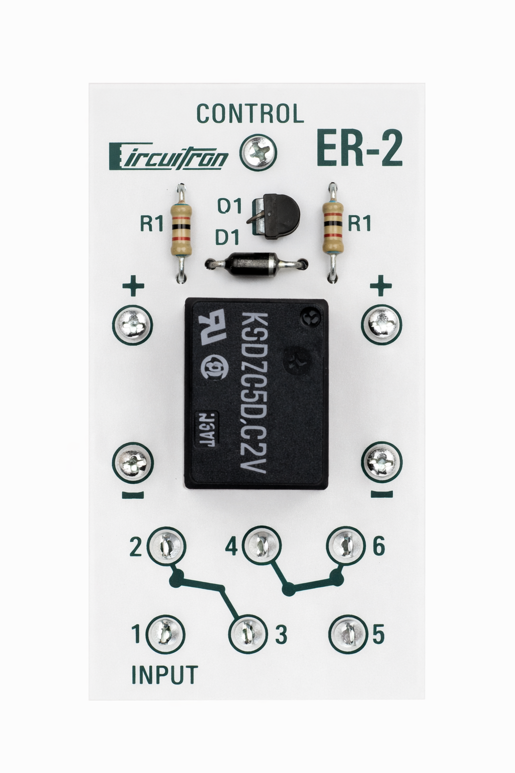 Circuitron 5624 ER-2 External Relay with DPDT Relay