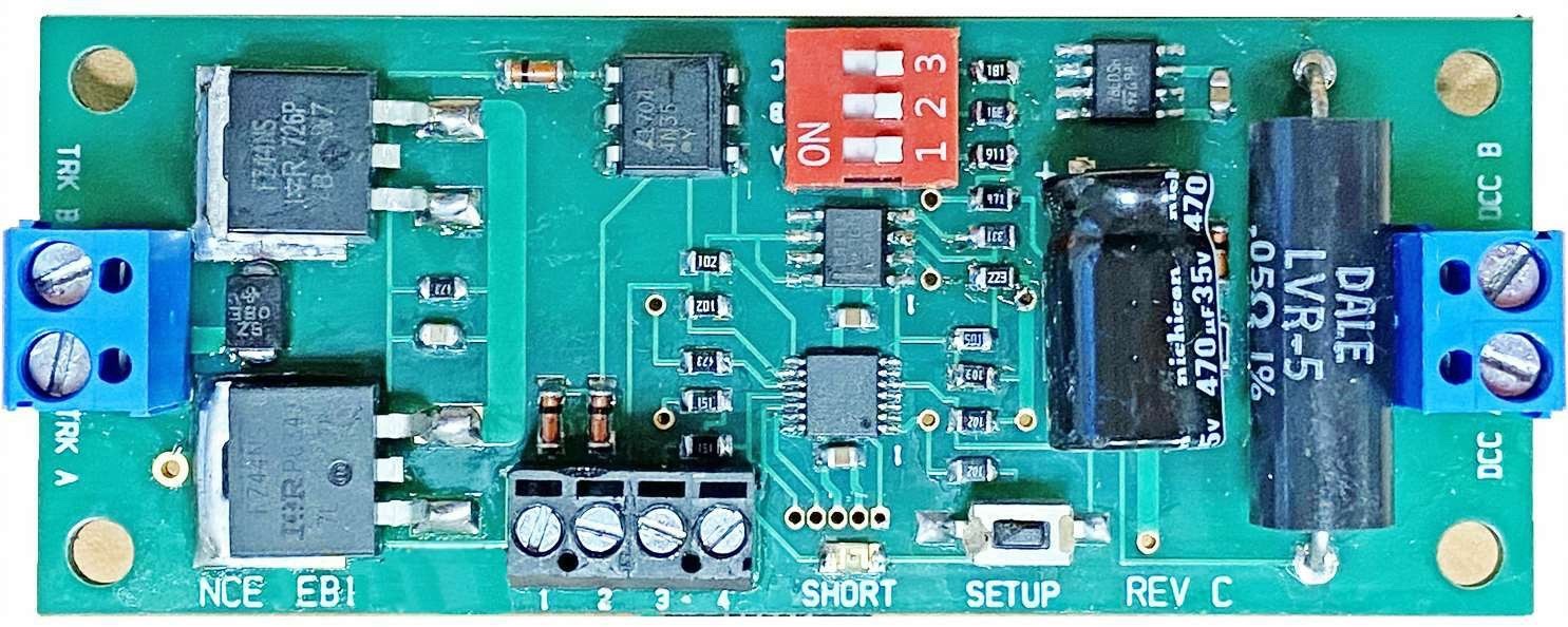NCE 5240225 EB1 v1.1 Single District Electronic DCC track power Circuit Breaker