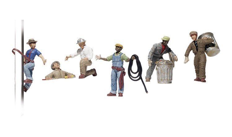 Woodland Scenics A1826 HO Scale City Workers - Oakville Model Trains Depot