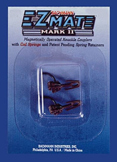 Bachmann 78021 HO Scale EZ-Mate Mark II Over Shank Long Coupler - 1 Pair