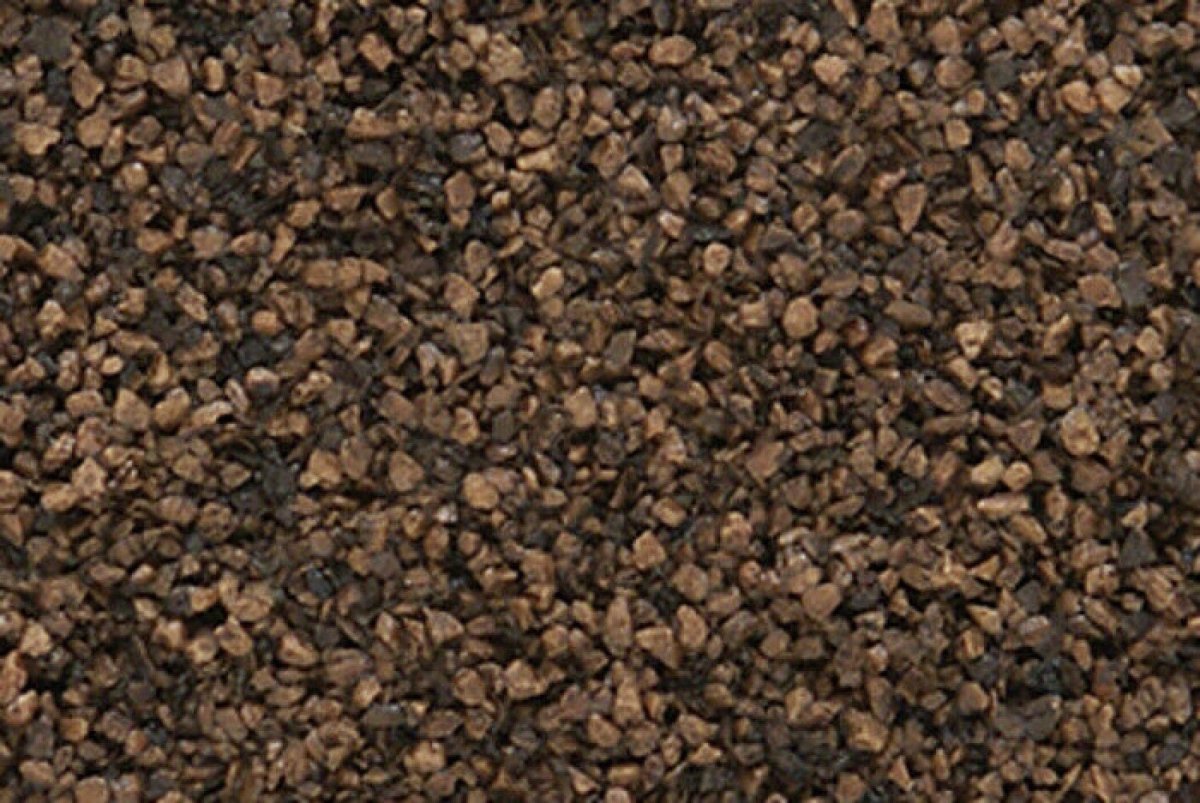 Woodland Scenics B78 Dark Brown Medium Ballast Bag - Oakville Model Trains Depot