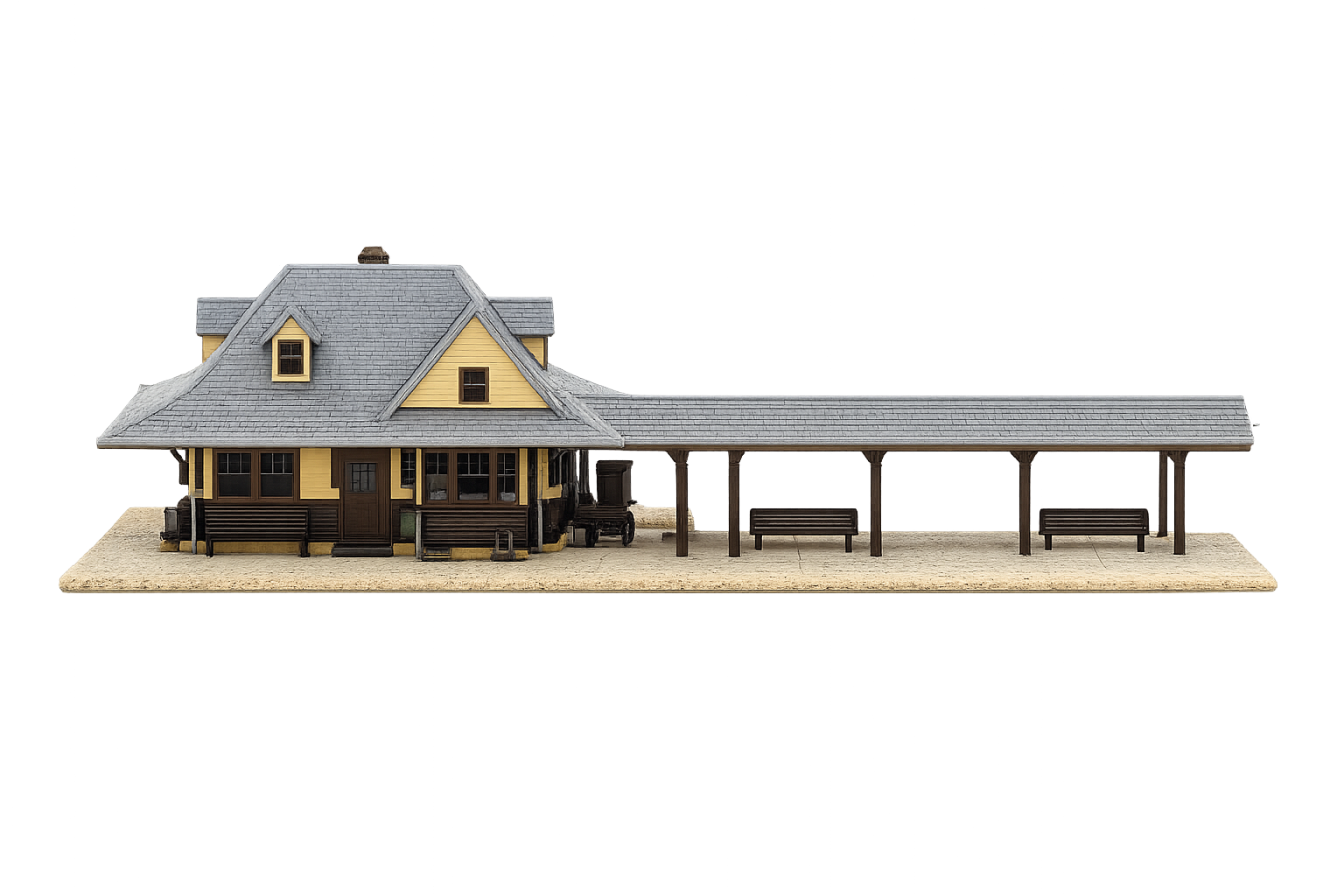 Atlas 2841 N Scale Passenger Station Kit
