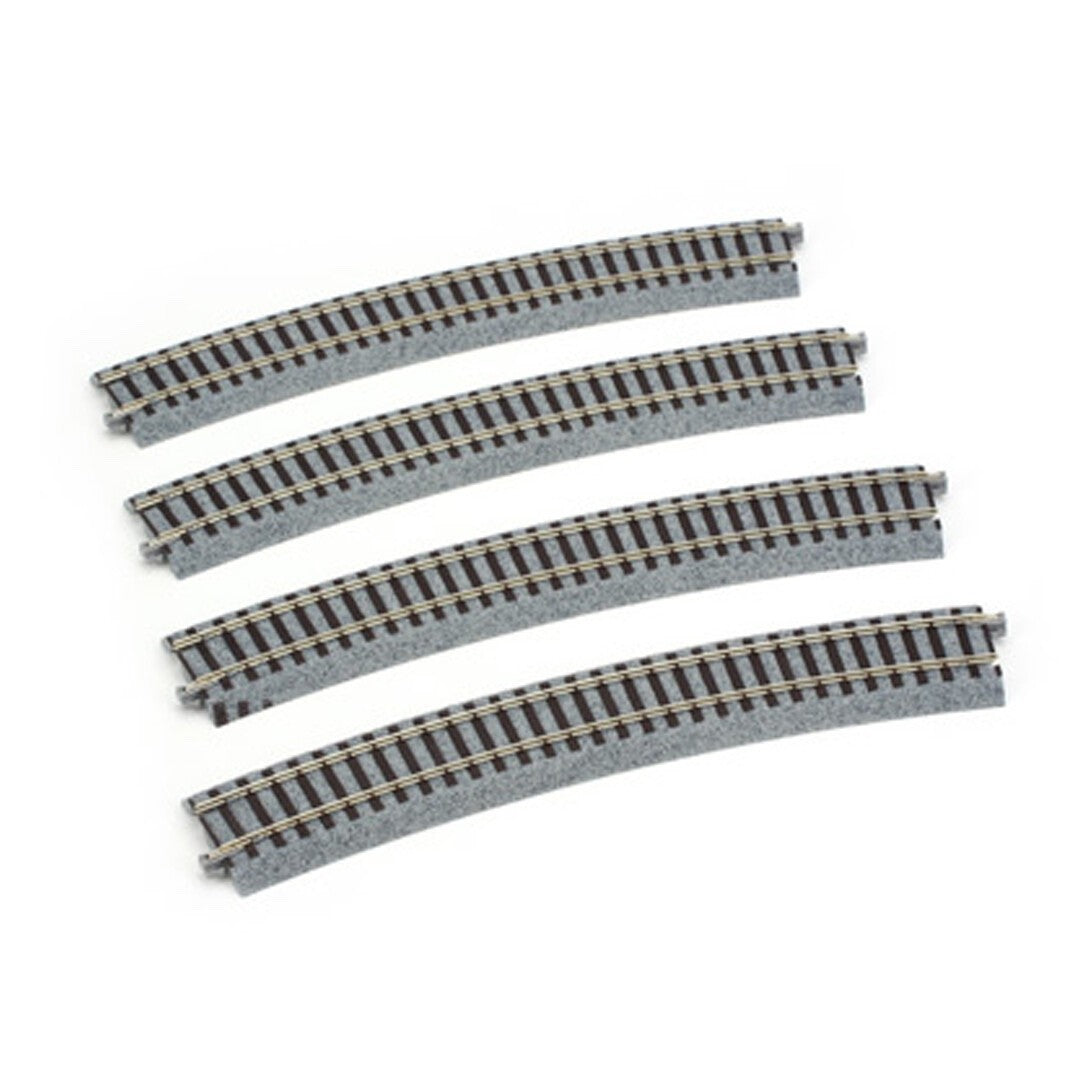 Kato 2-220 HO Scale Unitrack 610mm 24" (22.5) Radius Curved Track - 4pcs