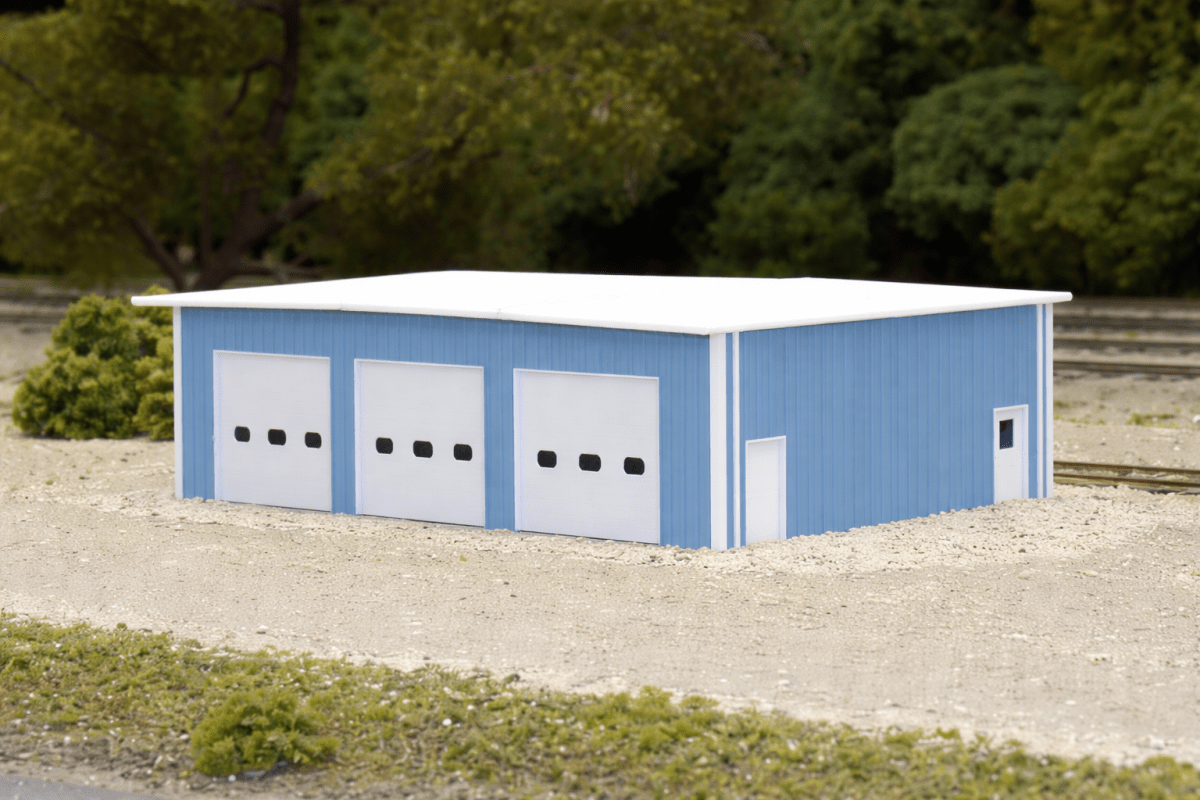 Pikestuff 8009 N Scale Fire Station Building Kit (2 Heights) - Oakville Model Trains Depot