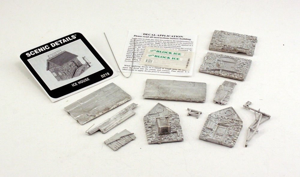 Woodland Scenics D219 HO Scale Ice House Kit - Oakville Model Trains Depot