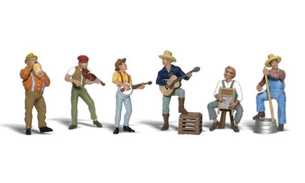 Woodland Scenics A1902 HO Scale Jug Band - Oakville Model Trains Depot