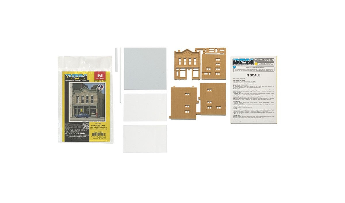 Woodland Scenics DPM 51200 N Scale Roadkill Café Building Kit