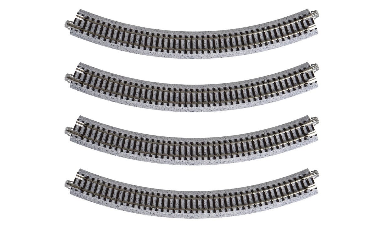 KATO 20 - 110 N Scale Unitrack R282mm (R11") 45° Curved Track - 4 - Pack - Oakville Model Trains Depot