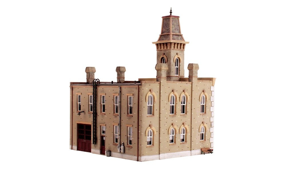 Woodland Scenics DPM 12400 HO Scale Fire Station No. 3 Building Kit