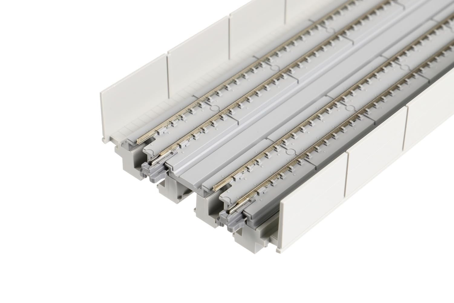 Kato 20-411 N Scale Unitrack 186mm (7-5/16") Double Track Straight Viaduct - 2pc
