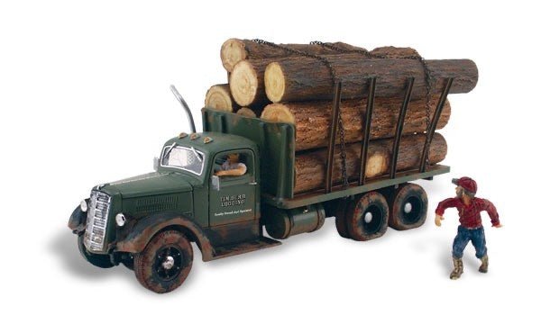 Woodland Scenics AS5553 HO Scale Tim Burr Logging - Oakville Model Trains Depot