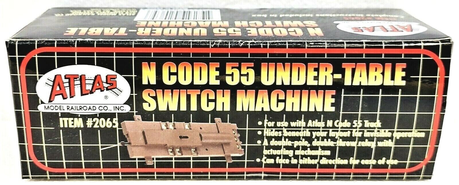 Atlas 2065 N Scale Code 55 Turnout Under Table Switch Machine - New