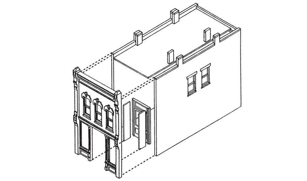 Woodland Scenics DPM 51100 N Scale Cricket's Saloon Building Kit