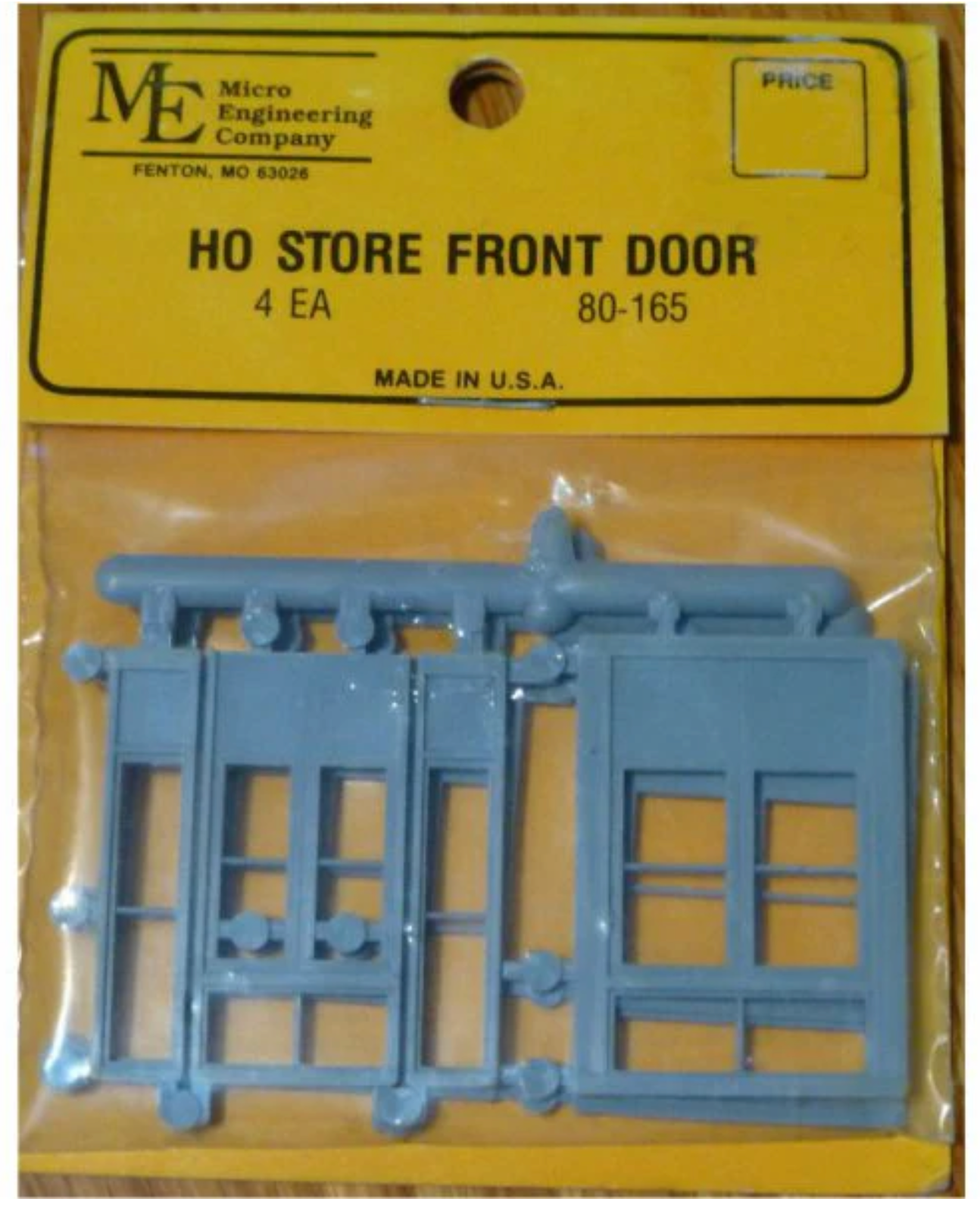 Micro Engineering 80-165 HO Scale Store Front Door - 4pcs
